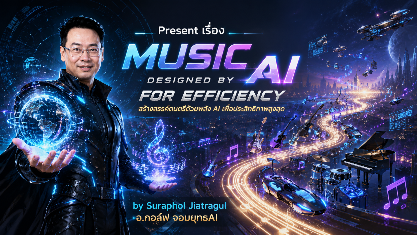 Music Designed by AI for Efficiency artwork